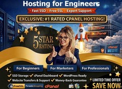 Hosting for Engineers – ⚙️Unlimited SSD + Free SSL + Fast Speed | Only $14.99/Yr