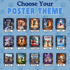 Custom Pixar Movie Poster- Personalized Digital Artwork