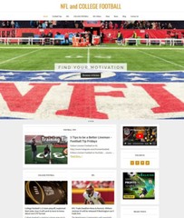 NFL and FootBall Videos Blog Website – Free Installation + Hosting