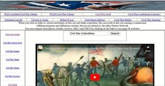 Civil-War.TV DOMAIN Civil War Gold-Tokens-Currency-Gettysburg-Lincoln-Grant-Lee