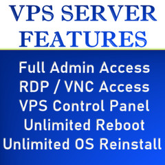 1 Year – VPS Server Virtual Hosting Windows RDP Windows VPS Server VPS Hosting