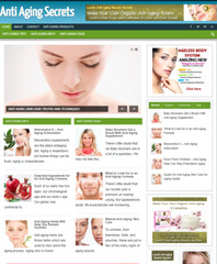 Anti Aging Secrets Ready Made Blog Turnkey Niche Website Business for Sale