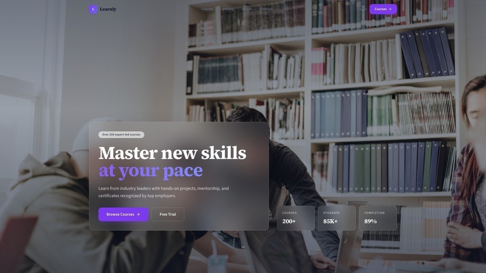 Premium Custom Website Design & Development – SEO Education service Website