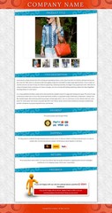Mobile Responsive eBay Listing Template Auction Gallery Html for Fashion