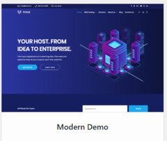 Phox Hosting WP Theme EZ MadeSites Turnkey Website U Pick Reseller Hosting Plan
