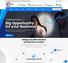 Business Finance Consulting Agency Website + Free Hosting