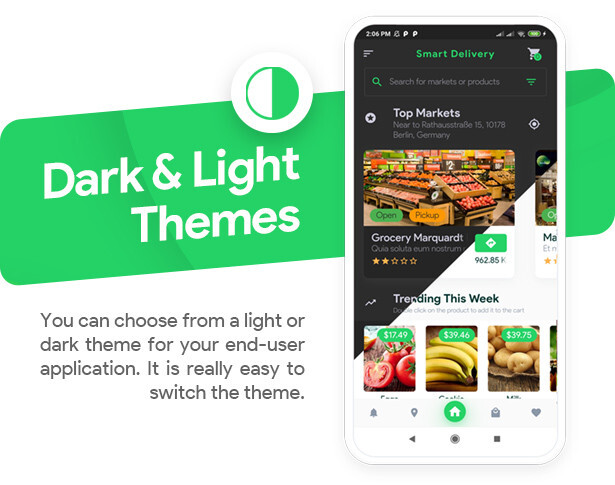 Grocery, Food, Pharmacy, Store Delivery Mobile App with Admin Panel v2.0.1