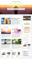 [NEW DESIGN] * YOGA * store blog website business for sale turnkey AUTO CONTENT