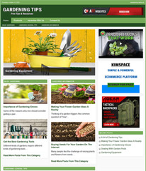 GARDENING GUIDE Website Business For Sale – Work From Home Internet Business