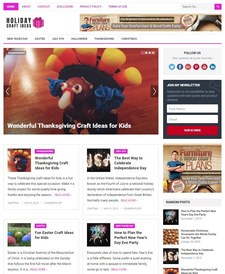 DFY CRAFTING WORDPRESS THEME+FREE SETUP PRE-DESIGNED BANNERS AND ADS