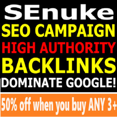 Powerful SEO campaign, high authority link building service for top rankings