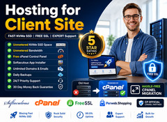 Hosting for Client Site⚡Unlimited SSD, Free SSL, 24×7 Support – Only $14.99/Year