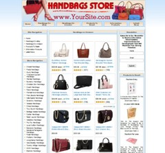 HANDBAGS STORE WEBSITE FOR SALE. AMAZON STORE, ADSENSE INCOME STREAMS
