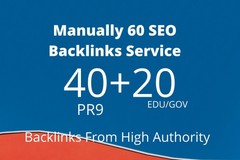 40 DA90 Profile Backlinks + 20 EDU Links [POWERFUL SEO Service]