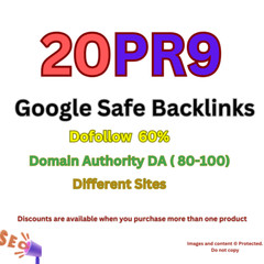 80+ DA 20 PR9 High-Quality SEO Domain Authority Permanent Backlinks