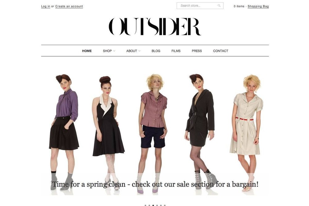 Fashion Website, Fashion Mobile Responsive Website, Unique Web design