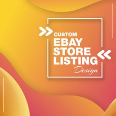 Custom ebay Store and listing template design store design 2021