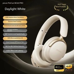 Pinsen NC60 PRO Over-Ear Bluetooth Headphones with Active Noise Cancellation
