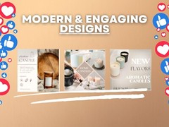 110 Candle Editable Templates for Social Media (Download)