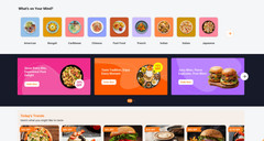 food and Restaurant website /mobile app ! INSTANT DELIVERY