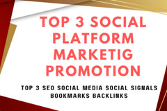 60000 High Quality Top 3 SEO Social Media Social Signals Bookmarks Backlinks Hel