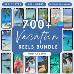700+ Beach Vacation Reels & Photos with MRR Rights