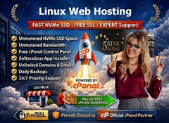 Linux Web Hosting – 🐧Unlimited SSD | Secure SSL | Emails | Support $14.99/Year!