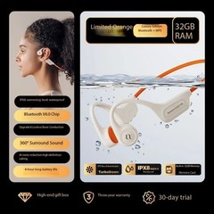 SHEYIN X15 headphones, sports cycling, 8-level waterproof, 32G memory