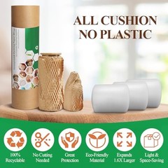 Honeycomb Packing Paper Wrap 12″x60′ Eco Friendly Cushioning for Moving & Shippi