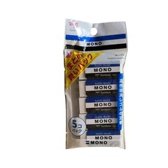 Tombow MONO Eraser 4pcs Set Black Blue Plastic Made in Japan Authentic
