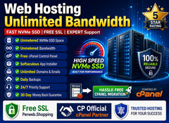 Web Hosting Unlimited Bandwidth – 🚀 Lightning SSD | Unlimited Sites | $14.99/Yr