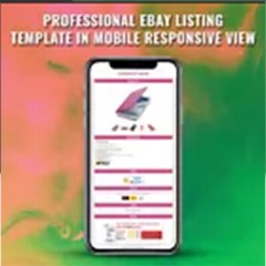eBay Mobile Responsive Template Auction Listing Professional 2019 Design HTML