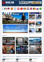 Financial News & Guides Website, Make Money with Affiliates and Ads + Auto Pilot