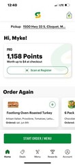 Don’t Eat Subway Got It From A Raffle From My Job 1000 Points Is Like $20Dollar￼