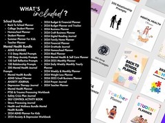 14500+ Pages PLR Canva Template Bundle, Planners, Journals,Trackers, Printable