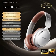 Pinsen NC60 PRO Over-Ear Bluetooth Headphones with Active Noise Cancellation