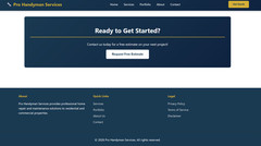 Professional Handyman Website HTML Template – Premium Design