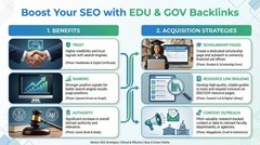 1000+ high authority EDU and GOV backlinks