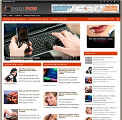 Pre-Made Reverse Phone Blog Affiliate Website | Explore Unknown Phone Numbers