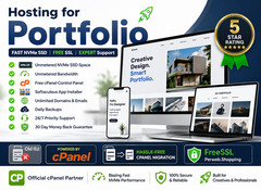 Hosting for Portfolio – 🎨Lightning-Fast, Unlimited SSD, Emails | Only $14.99/Yr