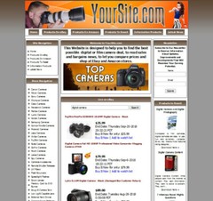 Digital Cameras Store Website