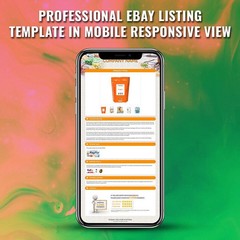 eBay Templates Mobile Responsive eBay Listing Auction Template 2026 https Ready