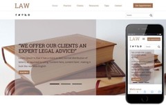 Lawyers Responsive Website, Custom Web design, Law Firm Website Mobile
