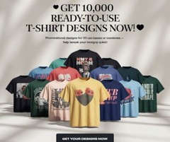 T-shirt Designs -Unlock 10,000 Premium – Affordable & Ready to Print