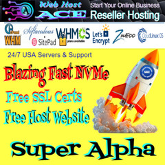 Super Alpha Reseller Free Hosting Website +Free Blog Fast NVMe Servers Free SSL