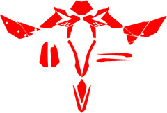 BETA RR 4T 2T 2013 2014 2015 2016 2017 plantilla vectorial motocross a escala 1: