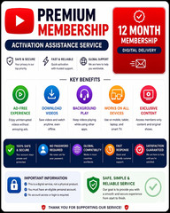 YouTube Premium 1 Year