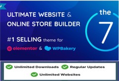 The7 12.2.0 Ultimate Website & Online Store Builder for WordPress WooCommerce