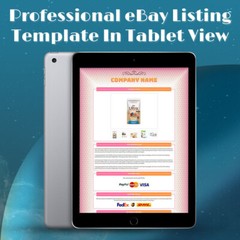 eBay Mobile Responsive Templates eBay Listing Auction Template HTTPS Secure HTML