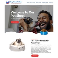 Pet Shop Customized Business Website *SEE FULL DESCRIPTION*